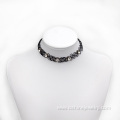 Crystal Rhinestone Elastic Black Tattoo Choker Necklace